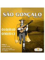Encordoamento para viola tensão leve são gonçalo
