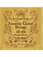 Encordoamento para violão 011 phosphor bronze ags200xl aria guitars