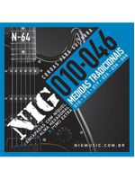 Encordoamento para guitarra 010 n64 nig