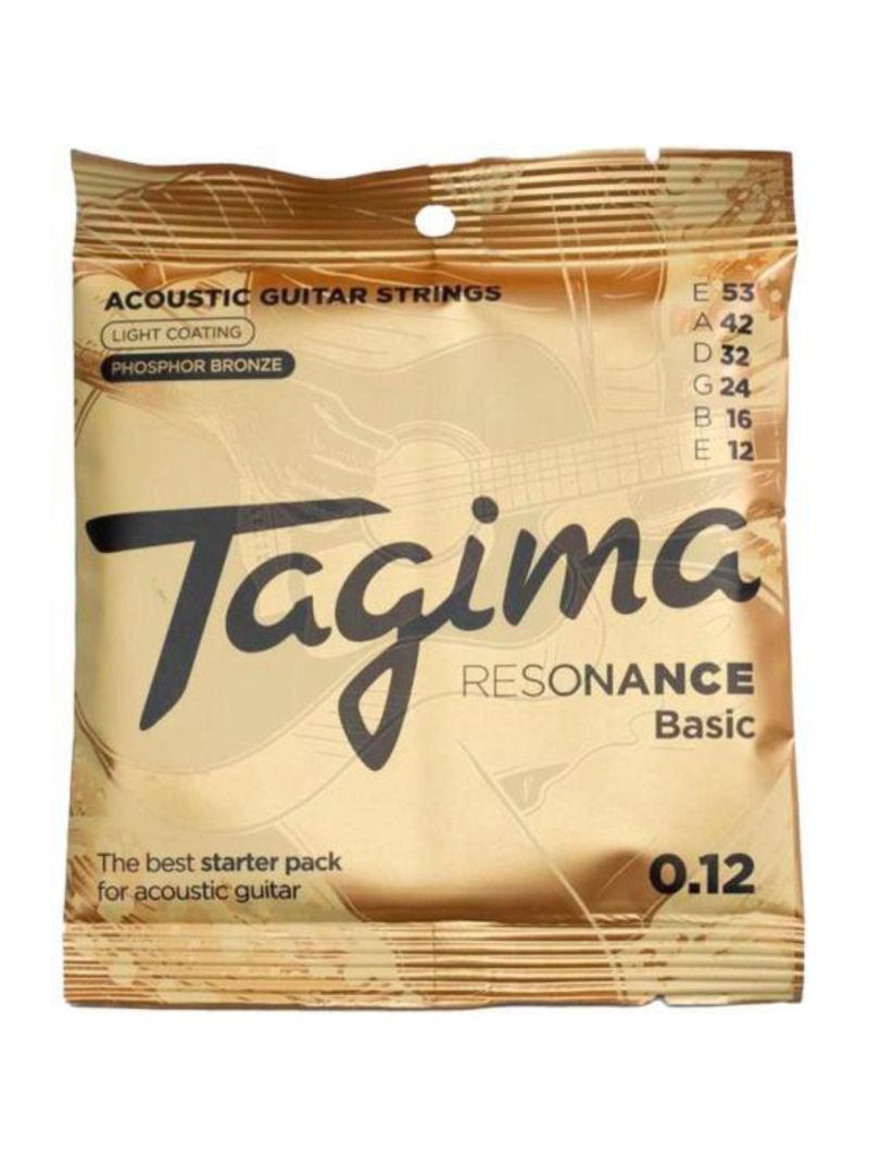Encordoamento para violão 012-053 resonance basic tagima
