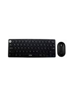 Combo teclado e mouse retro preto oex
