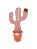 Cacto madeira rosa penélope 27x14x8cm