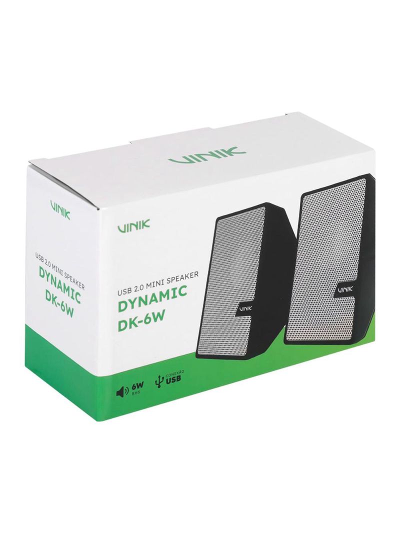 Caixa de som vinik dynamic dk-6w