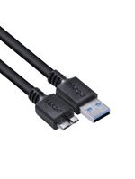 Cabo usb 30 a micro b 5m hd externo cobre 28awg pcyes