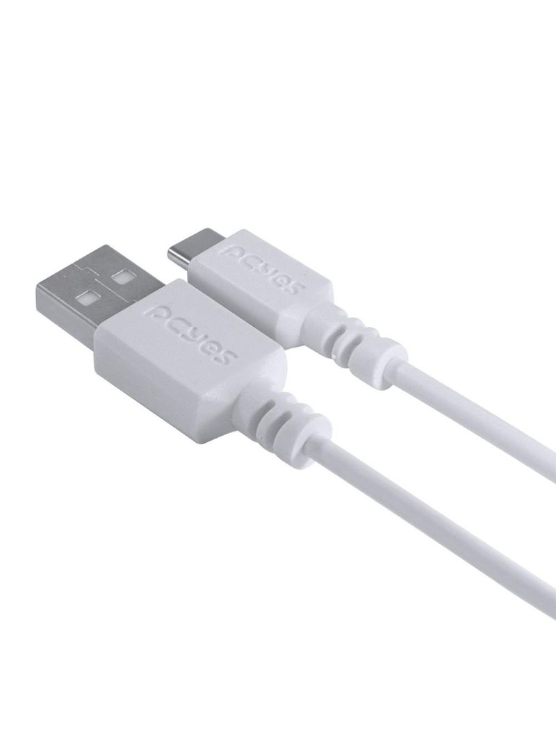 Cabo usb a 20 para tipo c 50cm branco pcyes