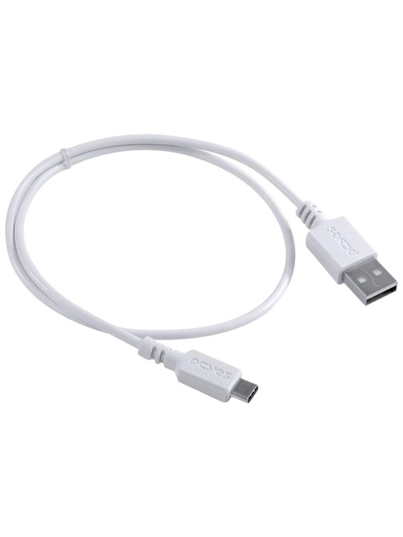 Cabo usb a 20 para tipo c 50cm branco pcyes