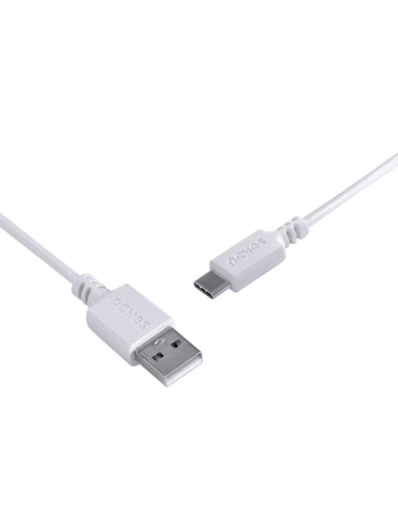 Cabo usb a 20 para tipo c 50cm branco pcyes