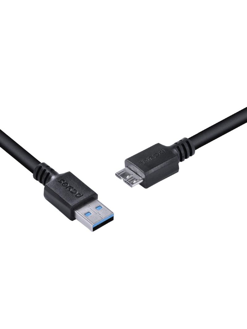 Cabo usb 30 a micro b 5m hd externo cobre 28awg pcyes
