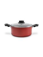 Cacarola com tampa 22cm 3,45l ruby vermelho brinox