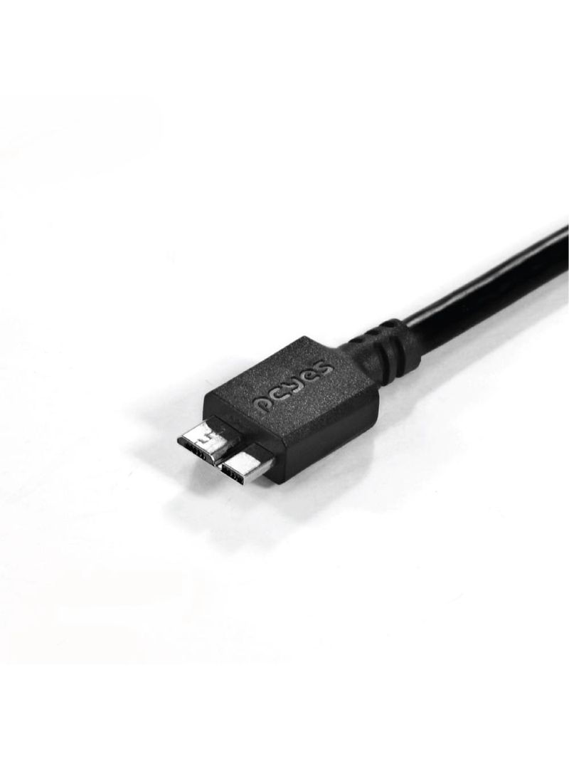 Cabo usb 30 a micro b 5m hd externo cobre 28awg pcyes