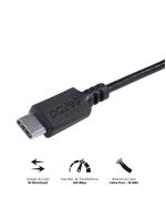 Cabo usb c pcyes pucp02 2m preto
