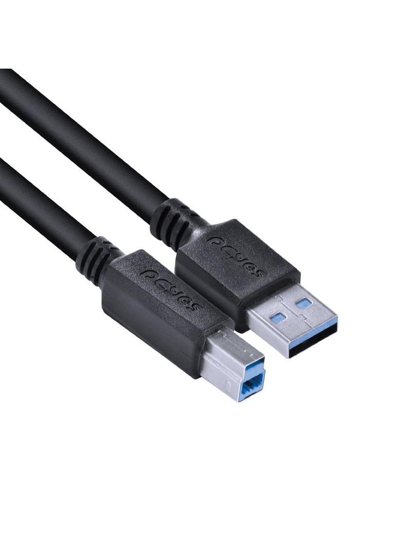 Cabo usb 30 a-b 2m cobre puro impressora hd pcyes
