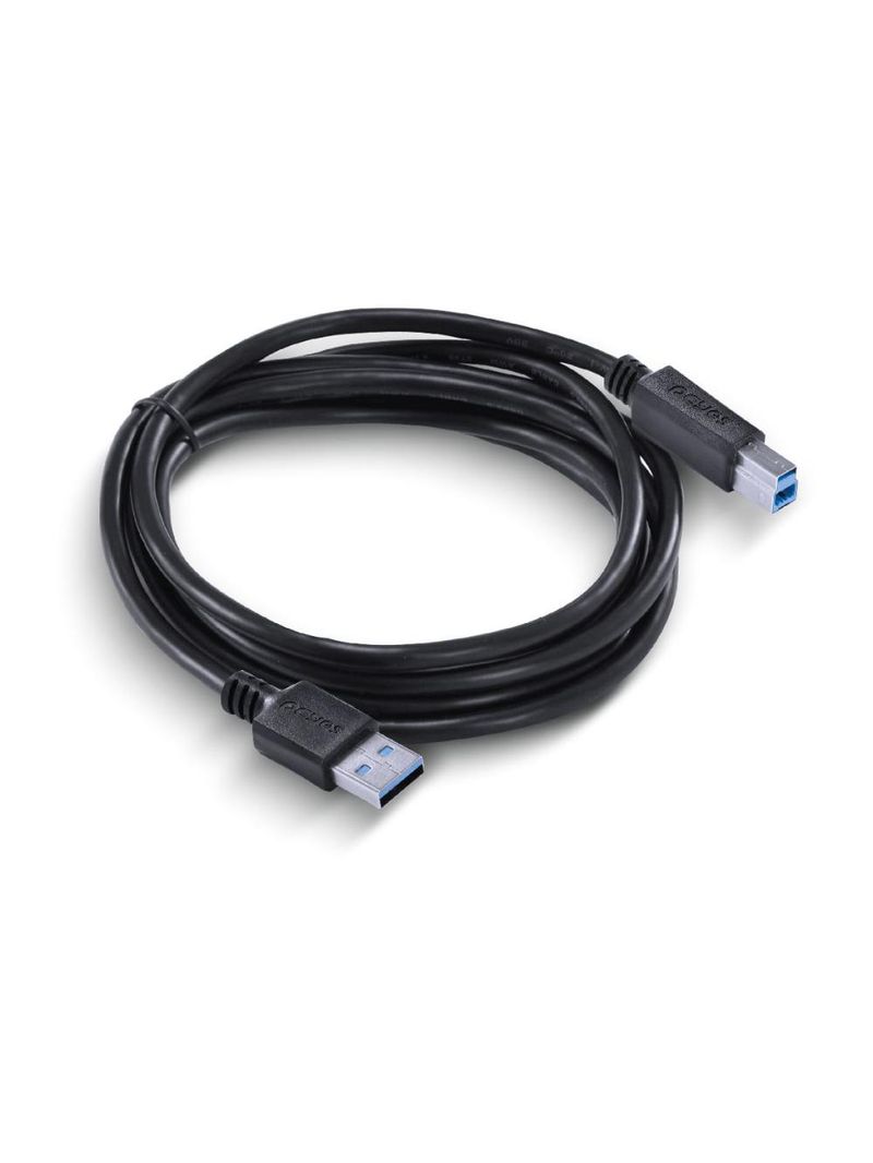 Cabo usb 30 a-b 2m cobre puro impressora hd pcyes