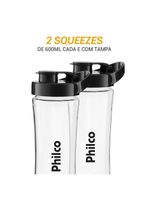 Liquidificador Philco Portátil 2 Squeezes 400W PLQ04A 110V