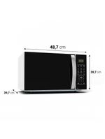 Micro-ondas Britânia 28L Branco Espelhado Limpa Fácil BMO30 110V