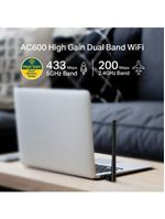 Adaptador usb ac600 dual band 5dbi tp-link archer t2u plus