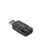 Adaptador placa de som usb 51 canais virtual vinik