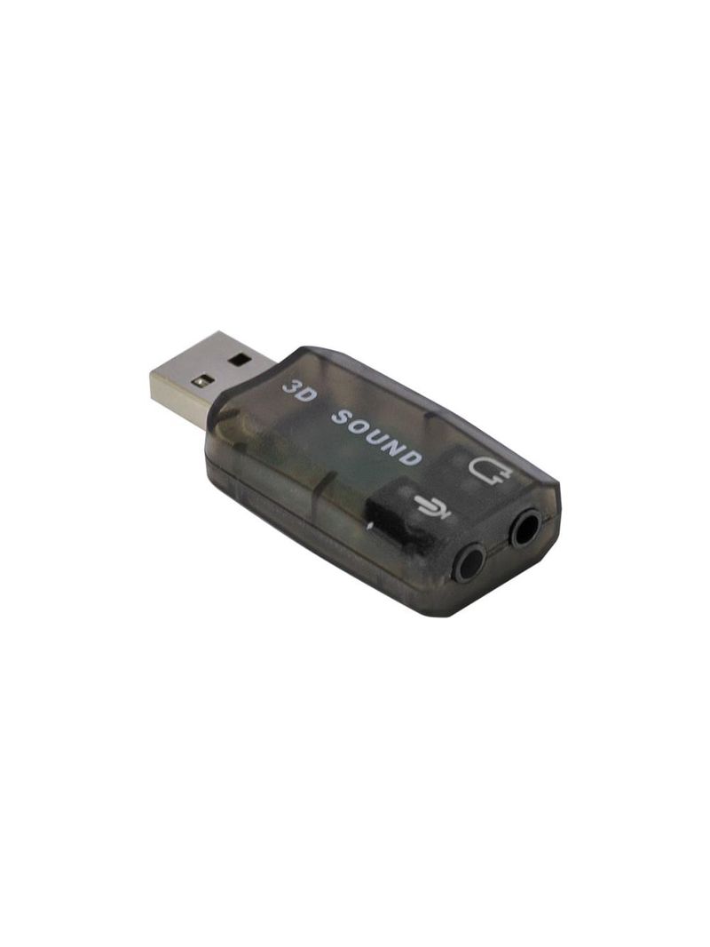 Adaptador placa de som usb 51 canais virtual vinik