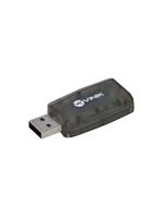 Adaptador placa de som usb 51 canais virtual vinik