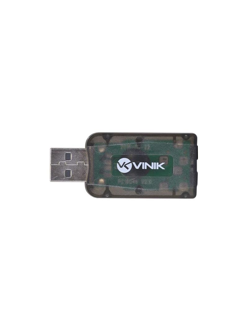 Adaptador placa de som usb 51 canais virtual vinik