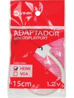 Adaptador mini displayport hdmi femea 15cm vinik