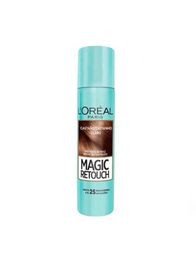 L'oréal paris magic retouch + cicatri renov kit - leave-in + corretivo capilar castanho claro