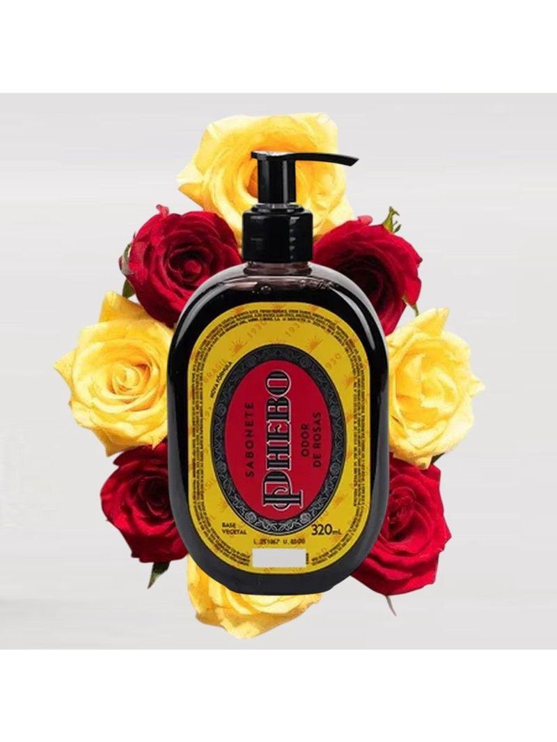 Sabonete Líquido Odor De Rosas Phebo Glicerina 320m