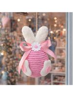 Pendente Ovinhos Coelho Decoração De Páscoa 13x8cm Kit 3pçs