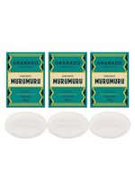 Kit 3 Sabonete Em Barra Murumuru Tratamento Pele Seca Hidratante 90g