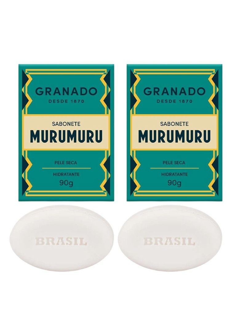 Kit 2 Sabonete Em Barra Murumuru Tratamento Pele Seca Hidratante Granado 90g