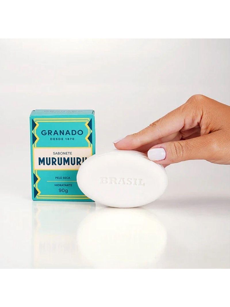 Kit 2 Sabonete Em Barra Murumuru Tratamento Pele Seca Hidratante Granado 90g