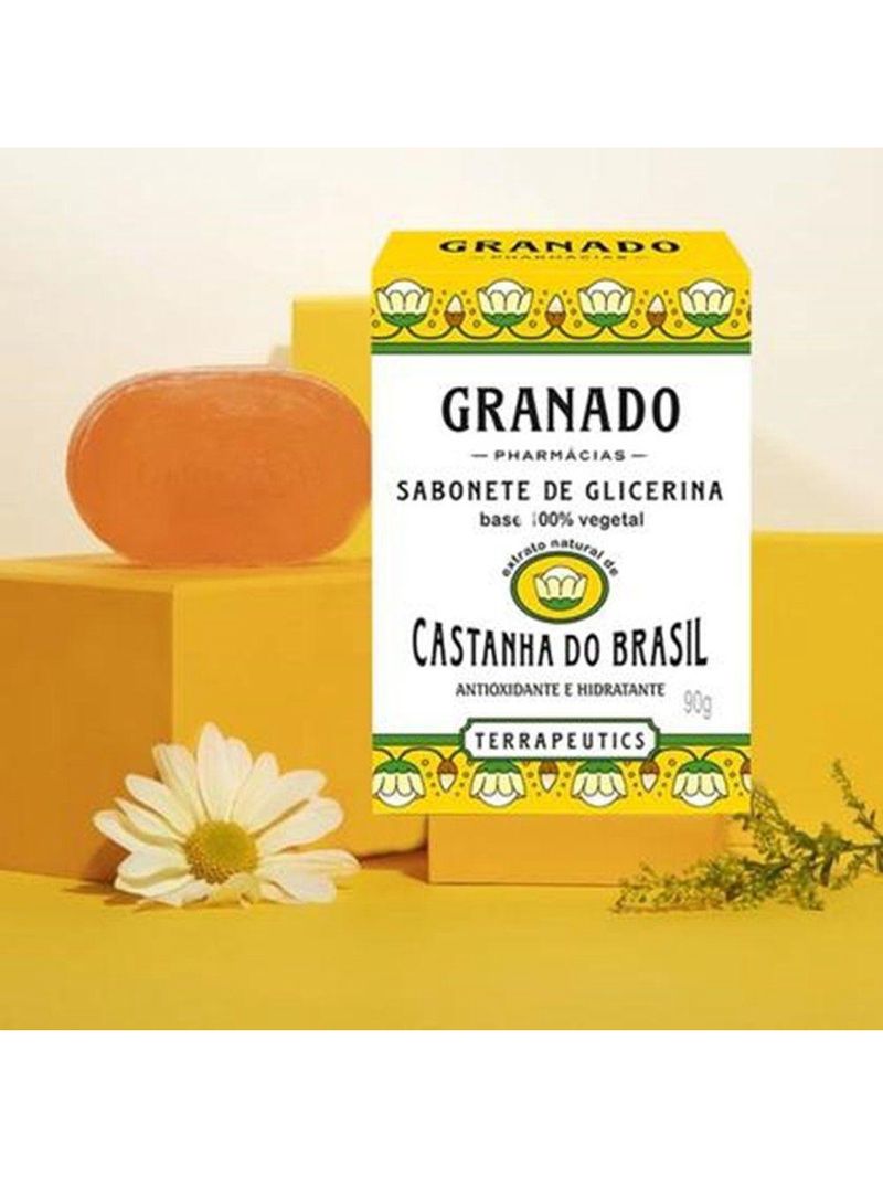 Kit 2 Sabonete Em Barra Castanha Do Brasil Glicerina Vegetal L Granado 90g