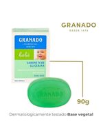 Kit 2 Sabonete Em Barra Para Bebê 90g Glicerina Erva Doce Natural Granado