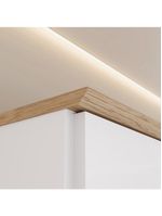 Guarda Roupa Infantil Magia 3 Portas 2 Gavetas Branco Com Jequitibá Hp