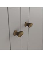 Guarda Roupa Infantil 4 Portas 4 Gavetas Americano Henn Cinza