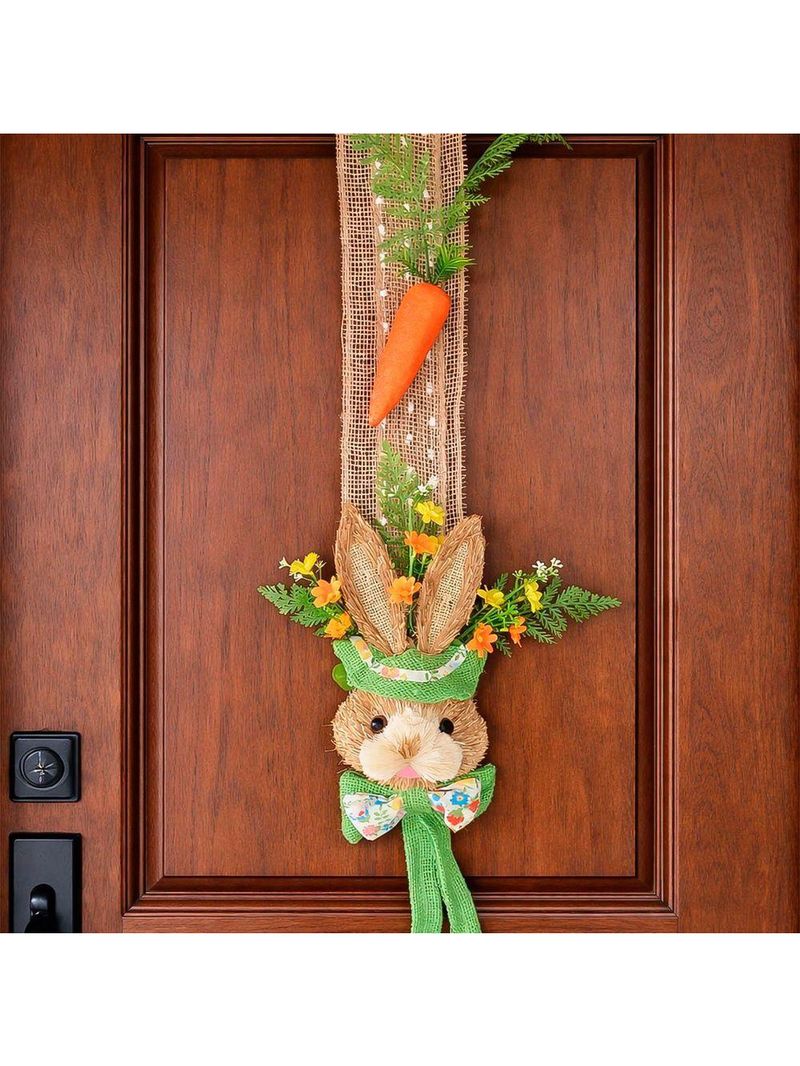 Escapulário Decoração Cabeça Coelho Enfeite Porta Pascoa 2m