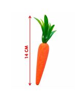 Enfeite Decorativo Cenoura Cenourinhas Páscoa 14cm Kit 16pçs