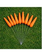 Enfeite Cenourinhas Cenouras Palito Páscoa De 24cm Kit 54pçs