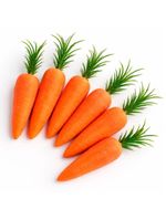 Enfeite Decorativo Cenouras Cenourinhas Páscoa 8cm Kit 72pçs