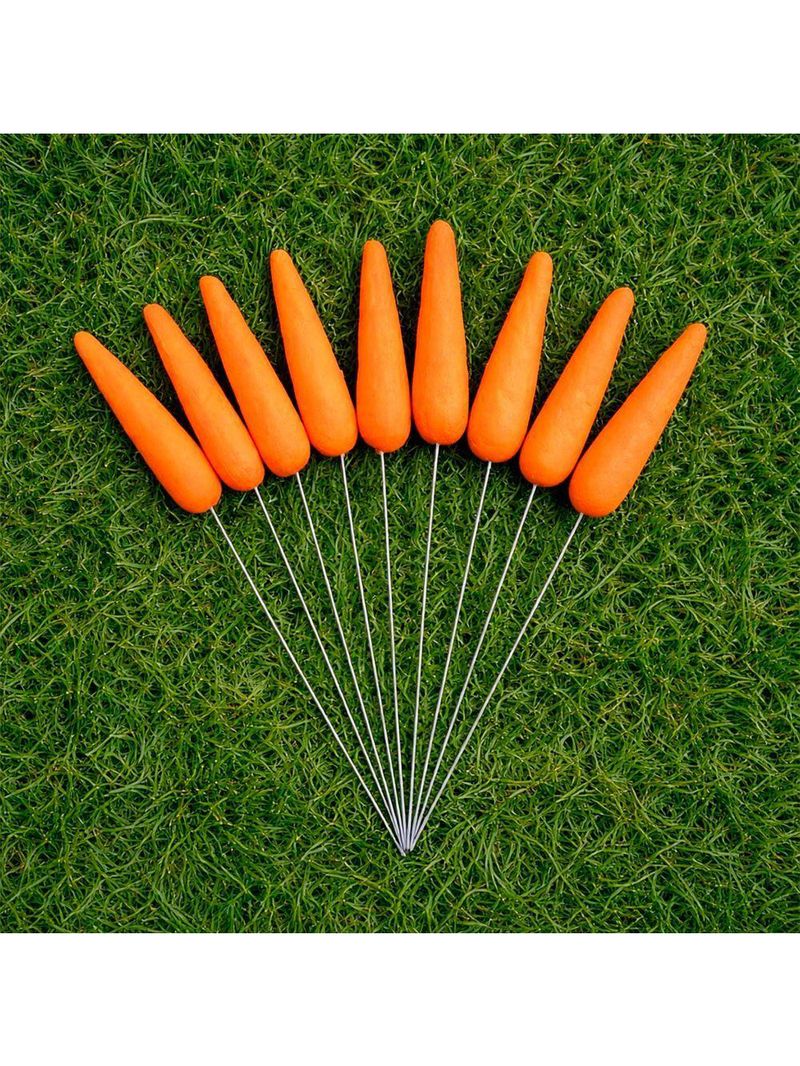 Enfeite Cenourinhas Cenouras Palito Páscoa De 24cm Kit 36pçs