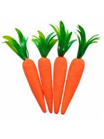 Enfeite Decorativo Cenoura Cenourinhas Páscoa 14cm Kit 32pçs