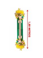 Decoração Páscoa Escapulário Porta Coelha Cesta Ovos 1,80m