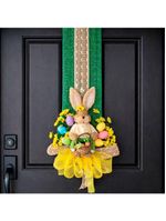 Decoração Páscoa Escapulário Porta Coelha Cesta Ovos 1,80m