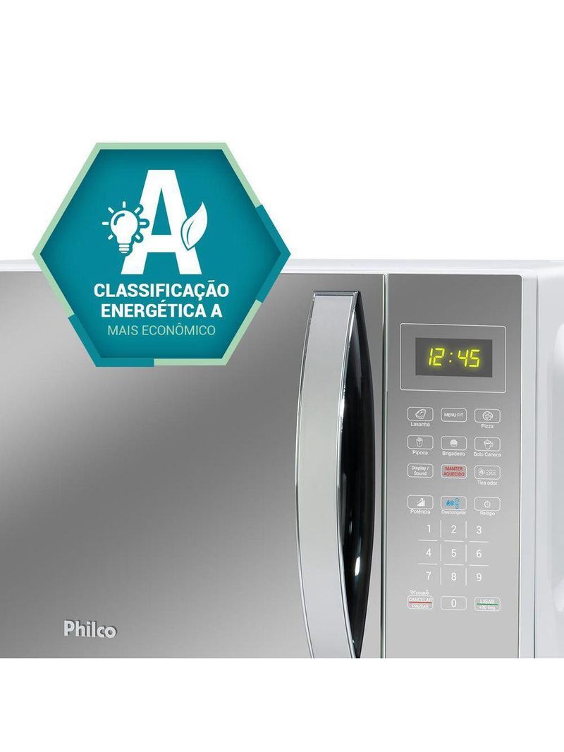 Micro-ondas 33L Philco Limpa Fácil PMO38E 1400W 110V