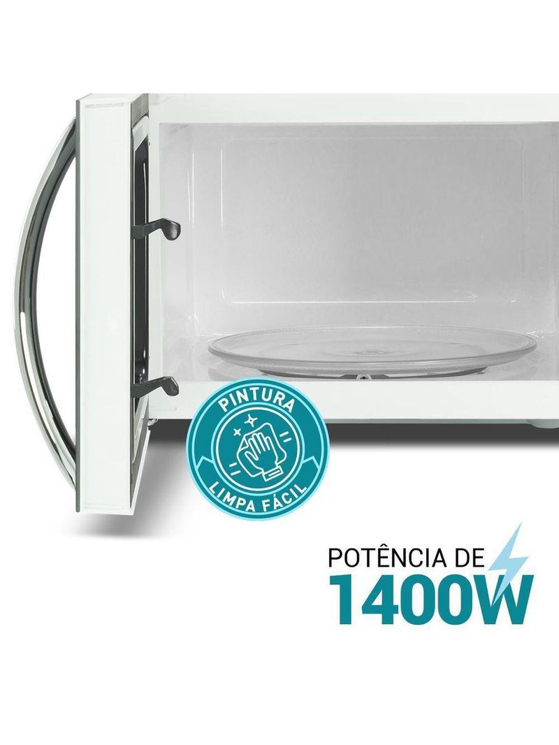 Micro-ondas 33L Philco Limpa Fácil PMO38E 1400W 110V