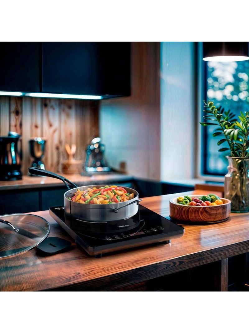 Cooktop de Indução Philco Portátil 1 Queimador PCT10A 220V