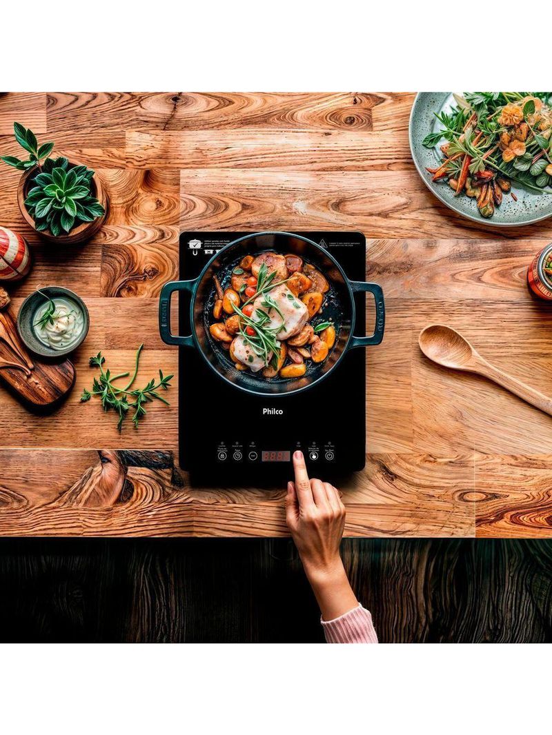 Cooktop de Indução Philco Portátil 1 Queimador PCT10A 220V