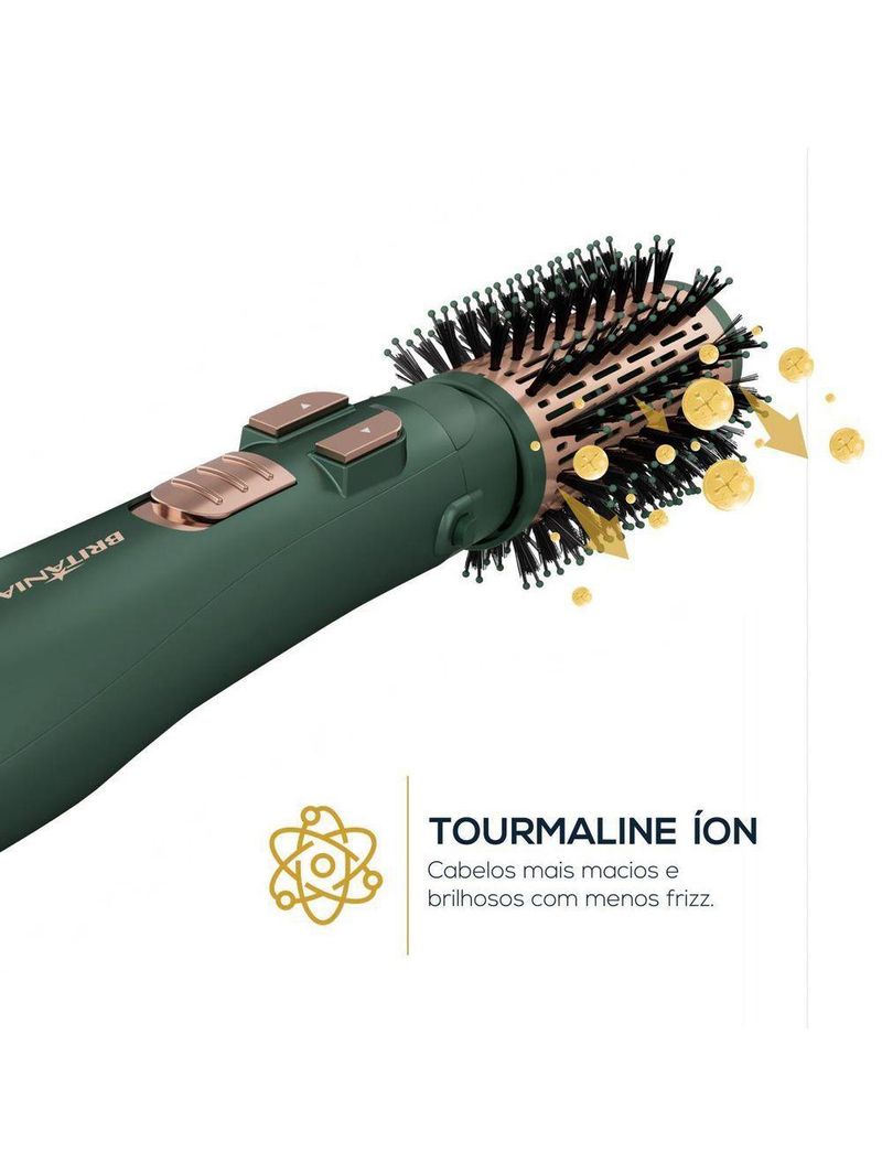 Escova Rotativa Britânia Bivolt 1300W Opção Secador BERE01 Bivolt