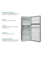Geladeira 413L Philco Eco Inverter Duplex Inox PRF501TI 110V