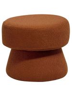 Puff Redondo Orgânico Quarto Infantil Laura D02 Bouclê Terracota B-125 - Lyam Decor
